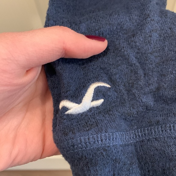 3/$35 hollister soft dark blue hoodie (size xs) - Picture 3 of 5